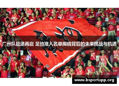 广州队征途再启 足协准入名单揭晓背后的未来挑战与机遇